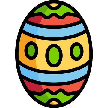 recommend clip art: easter egg line icon