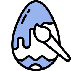 easter one color icon