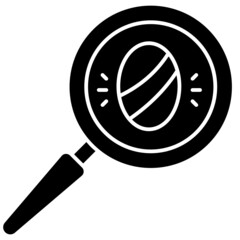 egg hunt solid icon