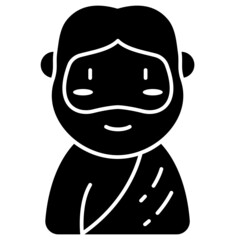 jesus solid icon