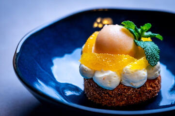 Belle assiette dessert