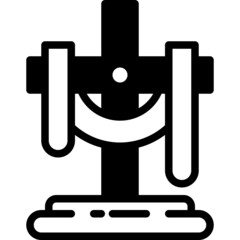 cross solid line icon