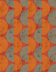 Fototapeta premium Vintage geometric pattern. Seamless background.