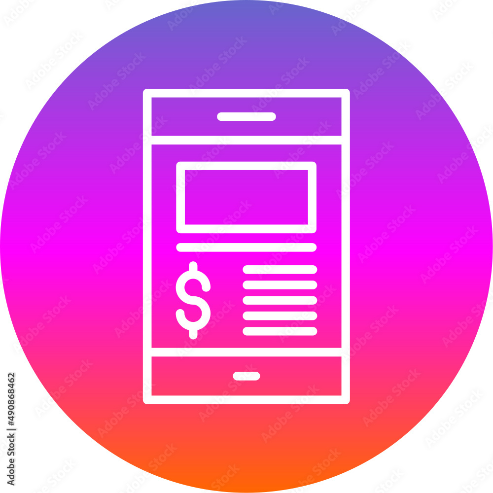 Wall mural Payment Icon