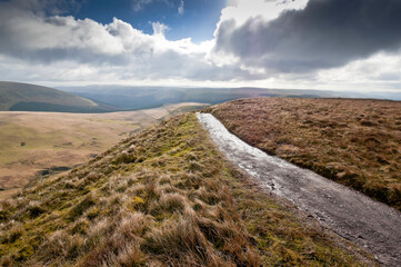 Brecon Beacons landscape, Powys, Wales