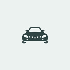 Car front view icon