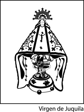 Vertical Illustration Of A Religious Artifact.