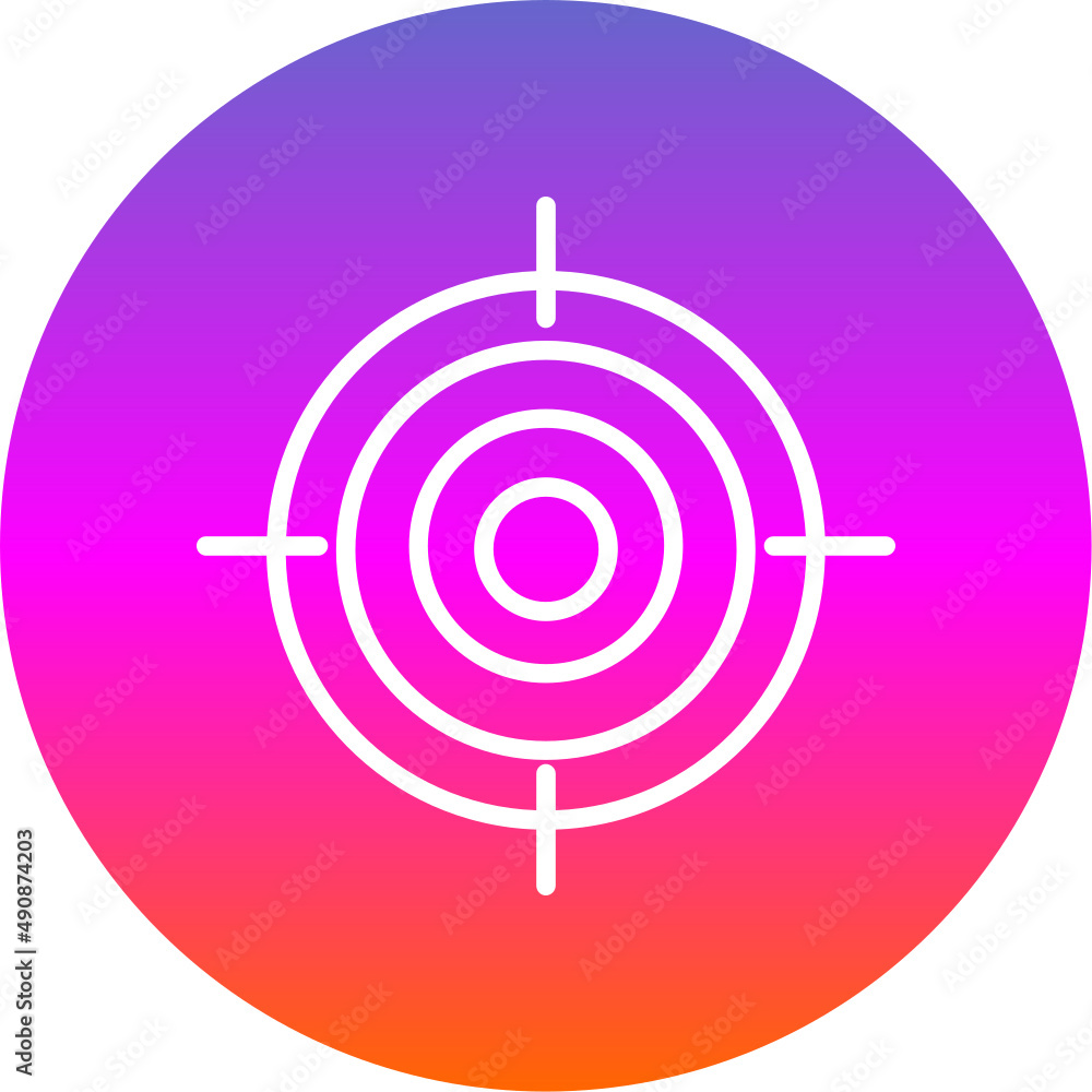 Canvas Prints Target Icon