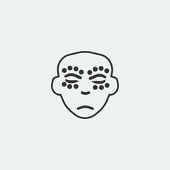 Facial plastic surgery icon