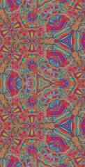 Fractodome Colorful Seamless Fractal Patterns