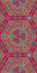 Fractodome Colorful Seamless Fractal Patterns