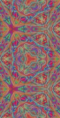 Fractodome Colorful Seamless Fractal Patterns