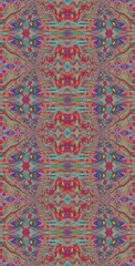 Fractodome Colorful Seamless Fractal Patterns