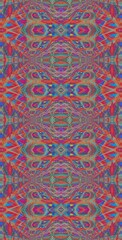 Fractodome Colorful Seamless Fractal Patterns