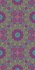Fractodome Colorful Seamless Fractal Patterns