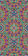 Fractodome Colorful Seamless Fractal Patterns