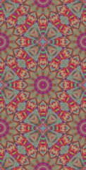 Fractodome Colorful Seamless Fractal Patterns