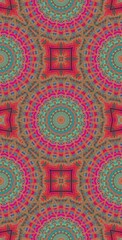 Fractodome Colorful Seamless Fractal Patterns