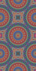 Fractodome Colorful Seamless Fractal Patterns