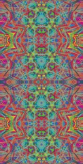 Fractodome Colorful Seamless Fractal Patterns