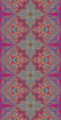 Fractodome Colorful Seamless Fractal Patterns