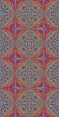 Fractodome Colorful Seamless Fractal Patterns