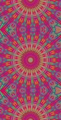 Fractodome Colorful Seamless Fractal Patterns