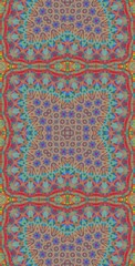 Fractodome Colorful Seamless Fractal Patterns