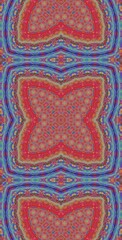 Fractodome Colorful Seamless Fractal Patterns