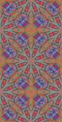 Fractodome Colorful Seamless Fractal Patterns