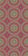 Fractodome Colorful Seamless Fractal Patterns