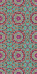 Fractodome Colorful Seamless Fractal Patterns