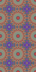 Fractodome Colorful Seamless Fractal Patterns