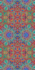 Fractodome Colorful Seamless Fractal Patterns