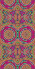 Fractodome Colorful Seamless Fractal Patterns