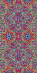 Fractodome Colorful Seamless Fractal Patterns