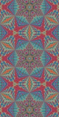 Fractodome Colorful Seamless Fractal Patterns