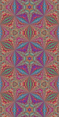 Fractodome Colorful Seamless Fractal Patterns