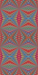 Fractodome Colorful Seamless Fractal Patterns