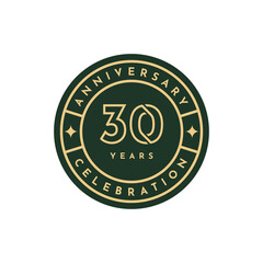 30 Years anniversary celebration design