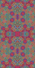 Fractodome Colorful Seamless Fractal Patterns