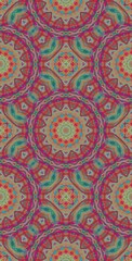 Fractodome Colorful Seamless Fractal Patterns