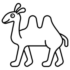 camel cartoon icon