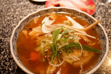 日本料理 てっぽう汁 味噌汁	