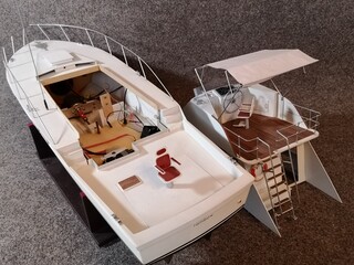 Modellbau Schiffsmodellbau Yacht Motoryacht