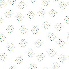 Vintage dots seamless pattern. Minimalist decoration background.