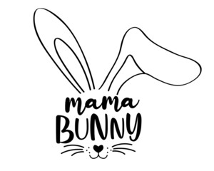 Cute Mama Bunny Easter Collections Set