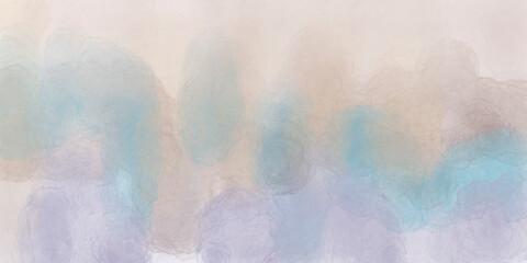 Modern minimalistic simple abstraction in pastel colors in the style of watercolor paints