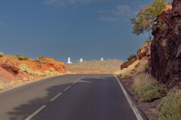 Fototapeta na wymiar observatory road