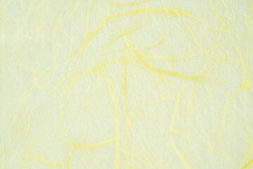 背景素材　和紙　黄色